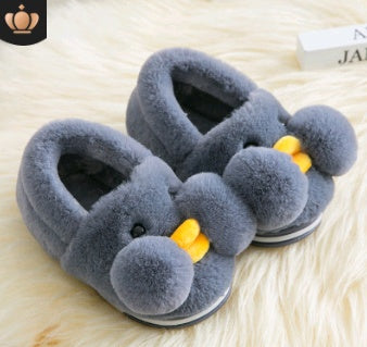 Children cute cartoon duck cotton winter slipper