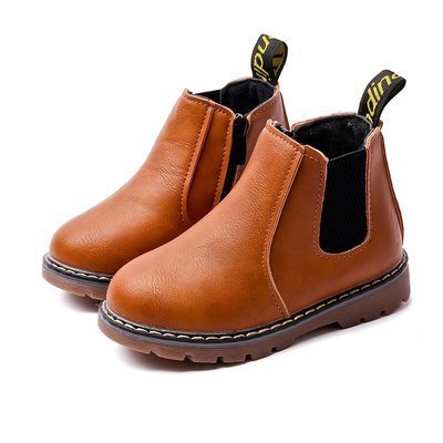 brown martin boots for children 