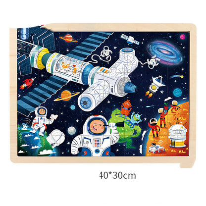 New Year Puzzle Color Box Boys And Girls Baby Kindergarten Toys Gifts 3 - Merchantsy 