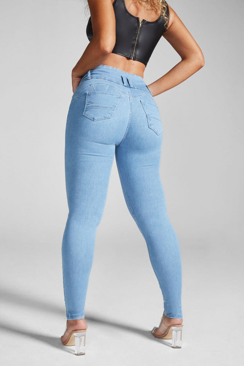 High waisted jeans for women