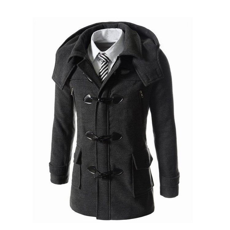 Black stylish jacket for men 