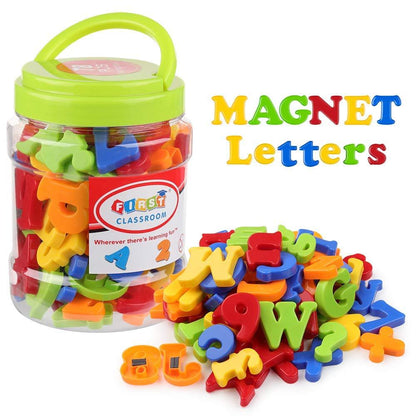 Magnetic stickers preschool English number plastic toys