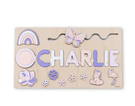 Personalized Baby Name Wooden Puzzle Toy - Merchantsy 