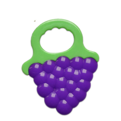 Toddlers Infants Baby Teething Toy Soft Silicone Fruit Teether Holder - Merchantsy 