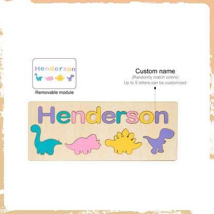 Personalized Baby Name Wooden Puzzle Toy - Merchantsy 