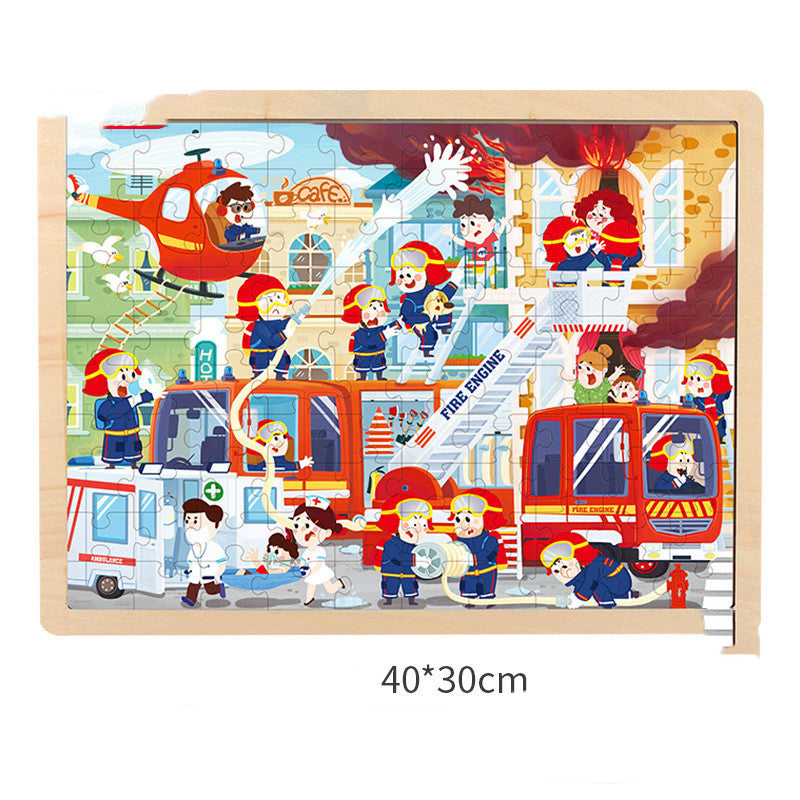 New Year Puzzle Color Box Boys And Girls Baby Kindergarten Toys Gifts 3 - Merchantsy 